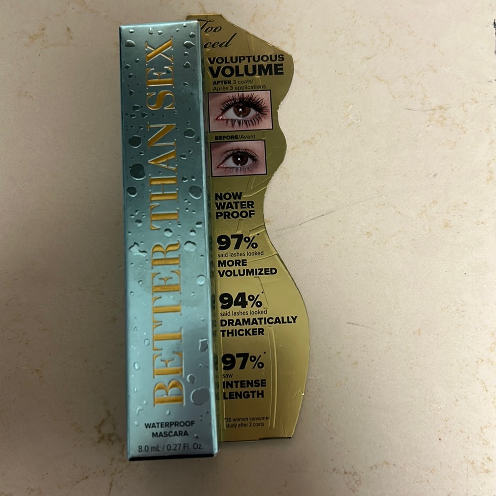 Too faced better than sex waterproof mascara black
